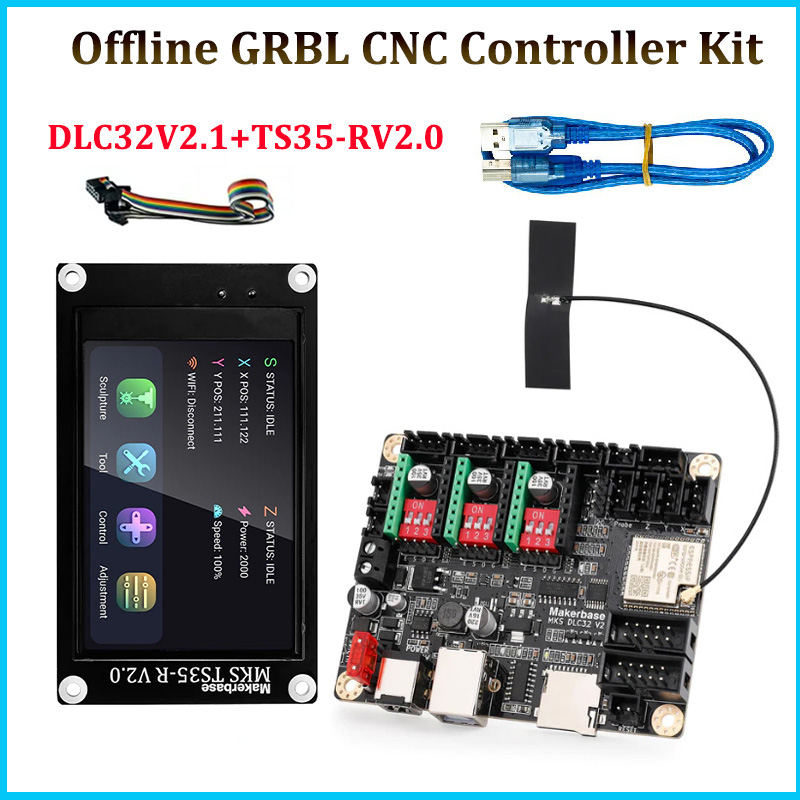 Makerbase MKS DLC32 V2.1 32Bit - Grbl 32 Bit Control Board Offline Display review and price